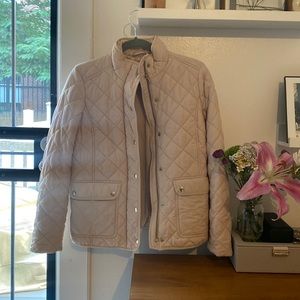 J.Crew Cream Quilted Jacket